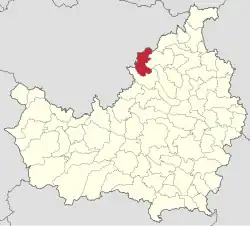 Localizarea comunei în județul Cluj