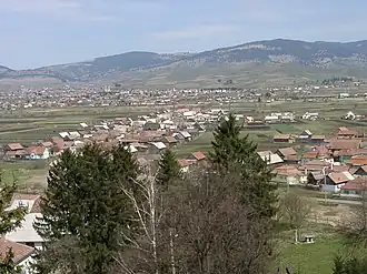 Vedere panoramică asupra satului