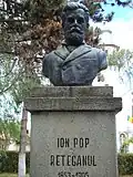 Bustul lui Ion Pop Reteganul