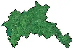 Raionul Rîşcani văzut din spaţiu