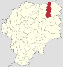 Localizare în cadrul județului