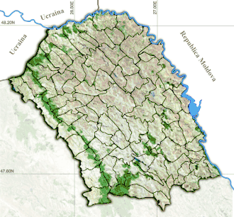 Ipotești se află în Județul Botoșani