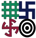 Various Romanian fascist symbols