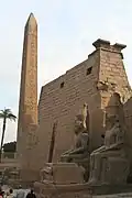 Obelisc şi primul pilon, Luxor Temple, Egipt