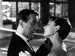 Bogart and Audrey Hepburn dancing