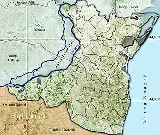 Amplasarea în cadrul județului