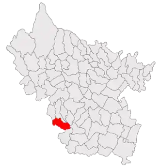 Poziția localității Săhăteni