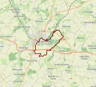 Poziția localității Saint-Michel-sur-Ternoise