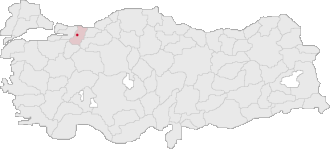 Poziția localității Adapazarı