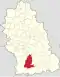 Localizare în cadrul județului