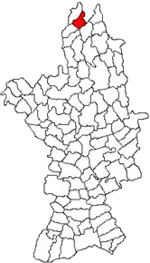 Poziția localității Sâmburești