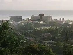 View of the Samoan government buildings in Apia