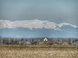 Sanatoriul TBC Moroeni vizibil de la 76km indepartare