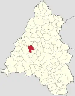 Localizare comunei Sînmartin în cadrul județului Bihor