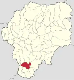 Localizare în cadrul județului