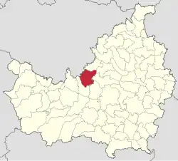 Localizarea comunei în județul Cluj