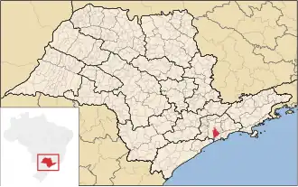 Poziția localității São Bernardo do Campo