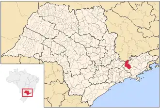 Poziția localității São José dos Campos