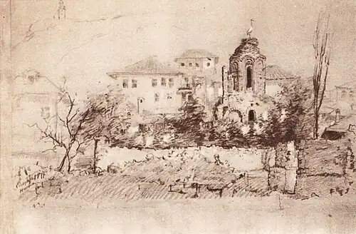 Ruine la Nicopole - desen