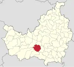 Localizarea comunei în județul Cluj