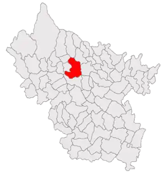 Poziția localității Scorțoasa