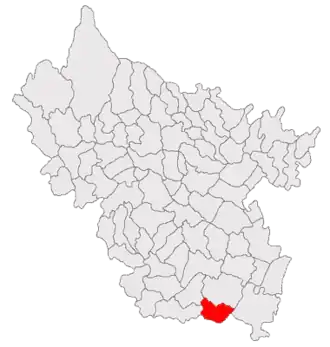 Poziția localității Scutelnici