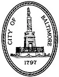 Sigiliul autorităților din City of Baltimore