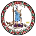 Sigiliul autorităților din Virginia