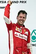 Sebastian Vettel, pilot german de Formula 1