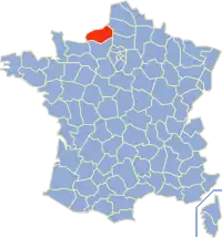 Poziția regiunii Seine-Maritime