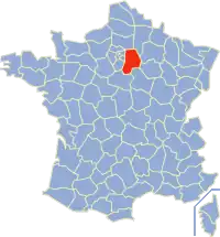 Poziția regiunii Seine-et-Marne