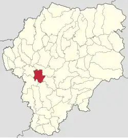 Localizare în cadrul județului