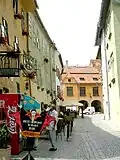 Stradă în cetatea din Sighișoara