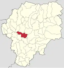 Localizare în cadrul județului