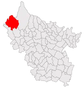 Poziția localității Siriu