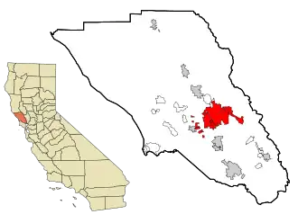 Poziția localității Santa Rosa