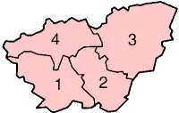 Poziția localității South Yorkshire