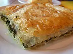 Spanakopita, plăcintă tradițională grecească