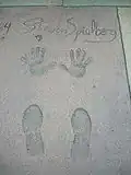 Amprentele lui Spielberg de la Grauman’s Chinese Theatre
