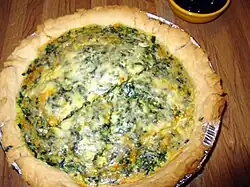 Quiche cu spanac