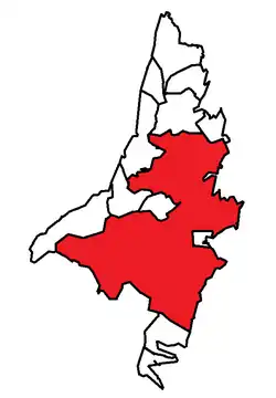 Poziția localității St. John's