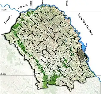 Poziția localității Ștefănești