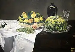 Still Life with Melon and Peaches, National Gallery of Art, 1866