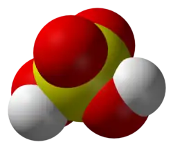 Acid sulfuric 3D