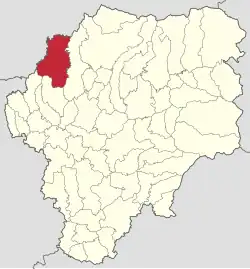 Localizare în cadrul județului