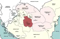 Localizarea Pașalâcului Timișoarei