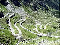 Vedere din Căldarea Bâlea, spre vest.