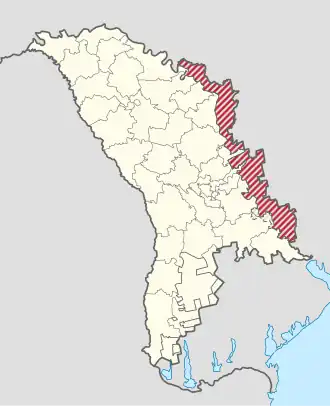 UAT din stînga Nistrului conform legislației Republicii Moldova