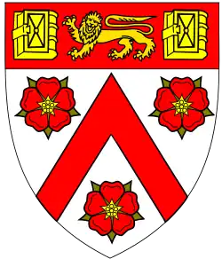 Trinity College heraldic shield
