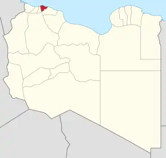 Poziția localității Tripoli